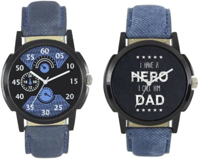Rage Enterprise New Fashion 0002-0007 Fast Selling 2 Combo Branded Analog Watch - For Boys and Men Watch  - For Boys   Watches  (Rage Enterprise)