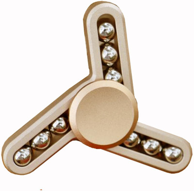

Excite Shoppers Latest Golden Ball-Bearing High-Speed Fidget Spinner (Premium)(Gold)