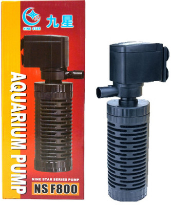 

Minjiang Internal Filter NSF-800 | (Power: 8W | 650L/H | H.Max: 1.2m) | Power Aquarium Filter(Mechanical Filtration for Salt Water and Fresh Water)
