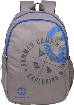 

Tanworld Holden 24 L Backpack(Grey, Blue), Grey;royal blue