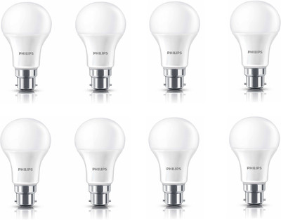 Philips 14 W Standard B22 LED Bulb(White, Pack of 8)
