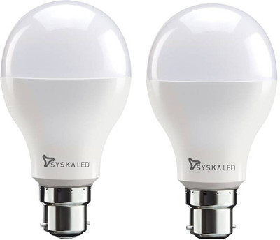 

Syska 18 W Standard B22 LED Bulb(White, Pack of 2)