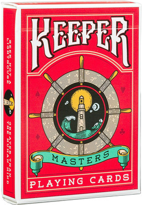 

Ellusionist Keeper Playing Cards (RED) Edition Performance Finish Keepers Deck(Red)