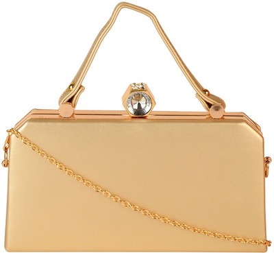 

lavu&me Party Gold, Beige Clutch, Beige;gold