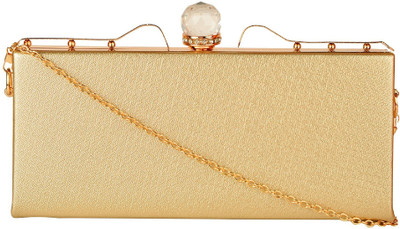 

lavu&me Party Gold, Beige Clutch, Beige;gold