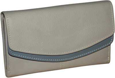 

Style 98 Women Grey, Beige Genuine Leather Card Holder(11 Card Slots), Beige;grey