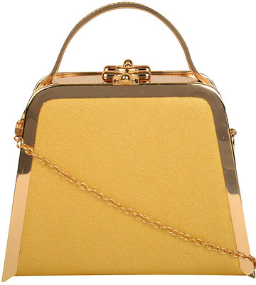 lavu&me Party Gold, Beige Clutch, Beige;gold