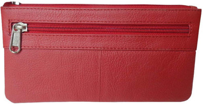 

Style 98 Women Red Genuine Leather Card Holder(2 Card Slots)