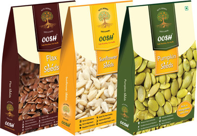 

Oosh Brown Flax Seeds(650 g, Pack of 3)
