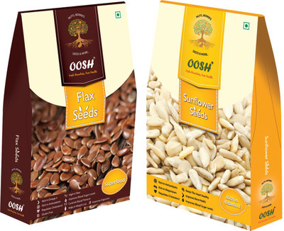 

Oosh Brown Flax Seeds(450 g, Pack of 2)
