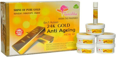 

GeoNature Tanishka Gold Facial Kit (6 in 1) 415 g(Set of 6)