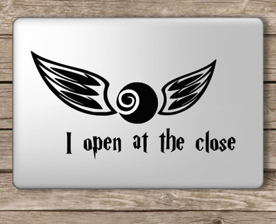 

Onlinemart Golden Vinyl Laptop Decal 15.6