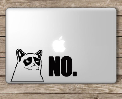 

Onlinemart Grumpy cat Vinyl Laptop Decal 15.6