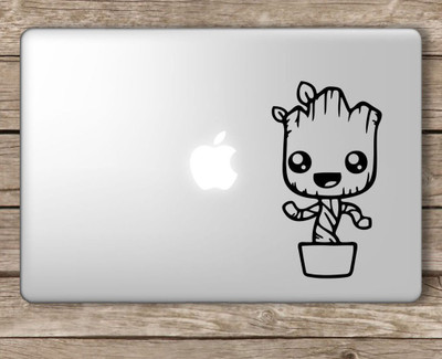 

Onlinemart Cute Grootin Vinyl Laptop Decal 15.6