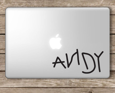 

Onlinemart Andys Vinyl Laptop Decal 15.6