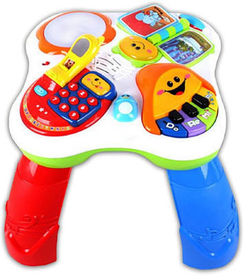 

GoMerryKids Baby Fun Learning Light & Music Table(Multicolor)