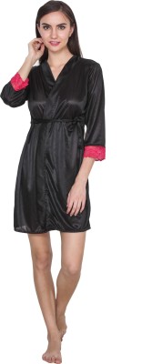 Klamotten Women Robe(Black)