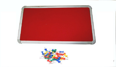 

Action World 45X30 CENTIMETER RED Notice Board(60 cm 45 cm)