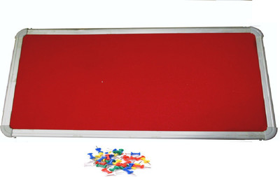 

Action World 60X30 CENTIMETER RED Notice Board(60 cm 30 cm)