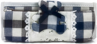 

Maurya Pustak Bhawan Teddy Bear Bow Pencil Pouch Dark Blue na Art Artificial Leather Pencil Box(Set of 1, Multicolor)