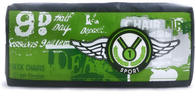 

Maurya Pustak Bhawan Sports 9D Pencil Pouch Green na Art Artificial Leather Pencil Box(Set of 1, Green)