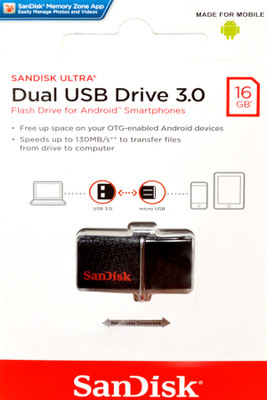 

SanDisk D33724 16 GB Pen Drive(Black)
