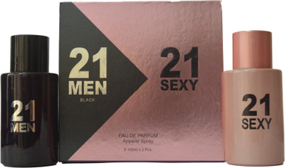 

Perfume King 21 Men Black & 21 Sexy Combo Eau de Parfum - 200 ml(For Men & Women)