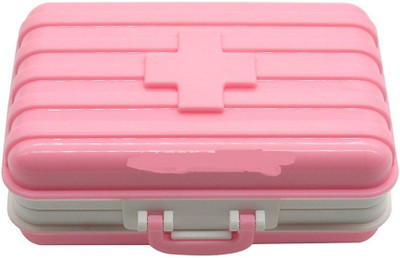 

Bruzone 7-day Suitcase Pill Box(Pink)