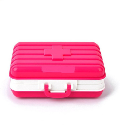 

Bruzone 7-day Suitcase Pill Box(Pink)