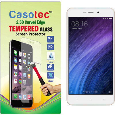 Casotec Tempered Glass Guard for Mi Redmi 4(Pack of 1)