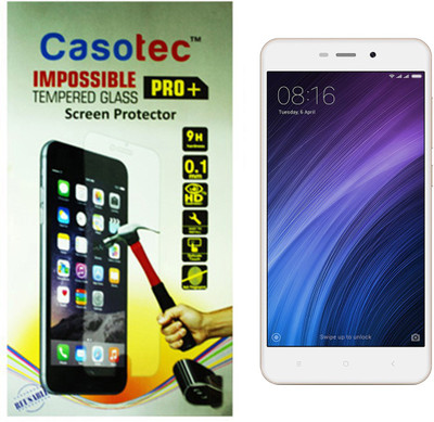 Casotec Tempered Glass Guard for Mi Redmi 4(Pack of 1)