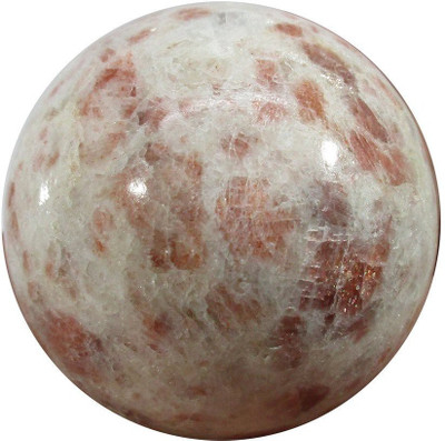 

Excel Sunstone Quartz Ball Metaphysical Healing Crystal Mineral Reiki Stone Ball Decorative Showpiece - 5.5 cm(Stoneware, Multicolor)