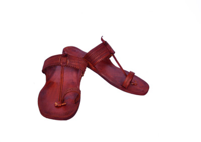 

Kolhapuri Men Brown Sandals