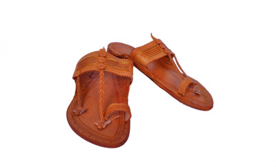

Kolhapuri Men Tan Flats