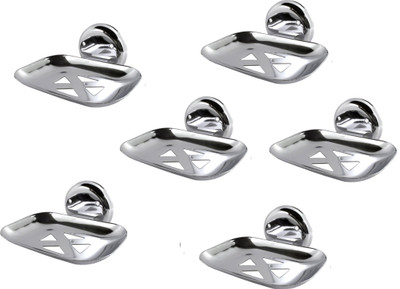 

DECZO Style Pro Set of 6 Stainless Steel Soap Holders(Silver)