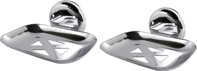 

DECZO Style Pro Set of 2 Stainless Steel Soap Holders(Silver)