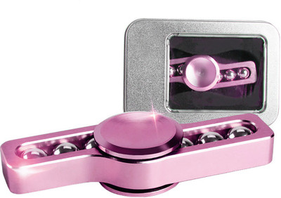 

Jack Royal High Grade Metal 6 Ball " 2 Leaves " Fidget Spinner(Pink)