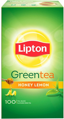 

Lipton Honey, Lemon Green Tea Bags(100 Bags, Box)