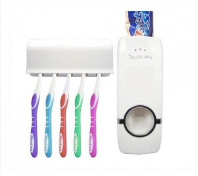 

AG Enterprises Plastic Toothbrush Holder(White, Wall Mount)