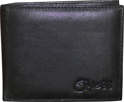 

Style 98 Men Black Genuine Leather Card Holder(3 Card Slots)