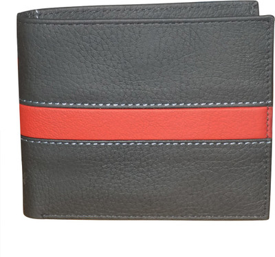 

Style 98 Men Black, Red Genuine Leather Card Holder(6 Card Slots)