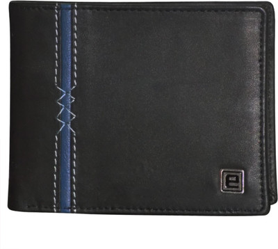 

Kan Black Genuine Leather Wallet/Card holder/Document Holder/Money clip for Men & Boys(Black)
