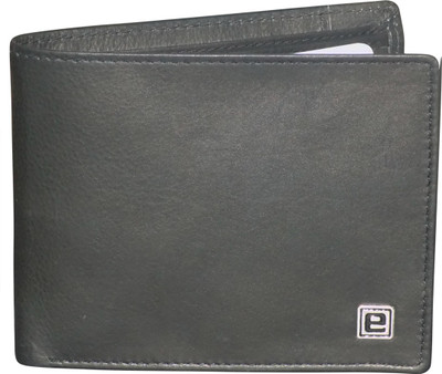 Style 98 Men Black Genuine Leather Card Holder(7 Card Slots)