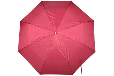 

Bizarro.in 3 Fold Plain Colour Office Men::Women_6 Umbrella(Pink)