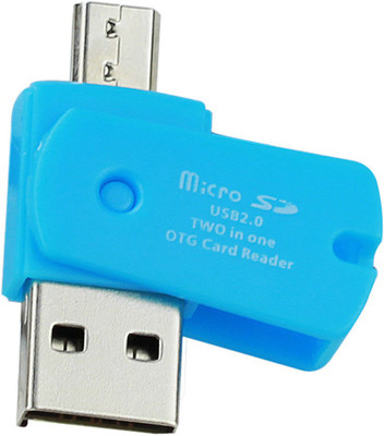 

BB4 micro SD/SDHC usb 2.0 two in one otg card reader ANDROID USB Adapter(Blue)