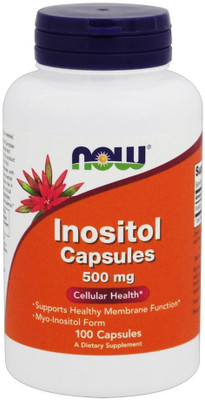 

Now Foods NOW INOSITOL - 500MG 100 CAPSULES(100 No)