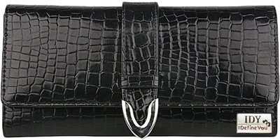 

Anglopanglo Women Black Artificial Leather Wallet(6 Card Slots)