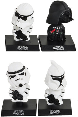 

24x7eMall Toy 402 set of 4 Star Wars(Multicolor)