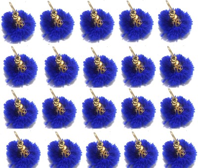 AM Pom Pom Blue Tassel for Craft Jewellery, Art & Craft Work