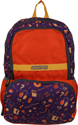 

American Tourister American Tourister 89W (0) 96 002 AMT HASHTAG BACKPACK 2.5 L Backpack(Orange, Purple)